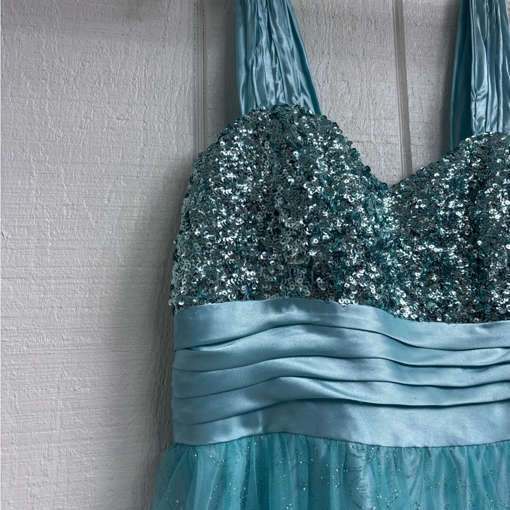 Deb Sequined Prom Dress - Picture 2 of 4